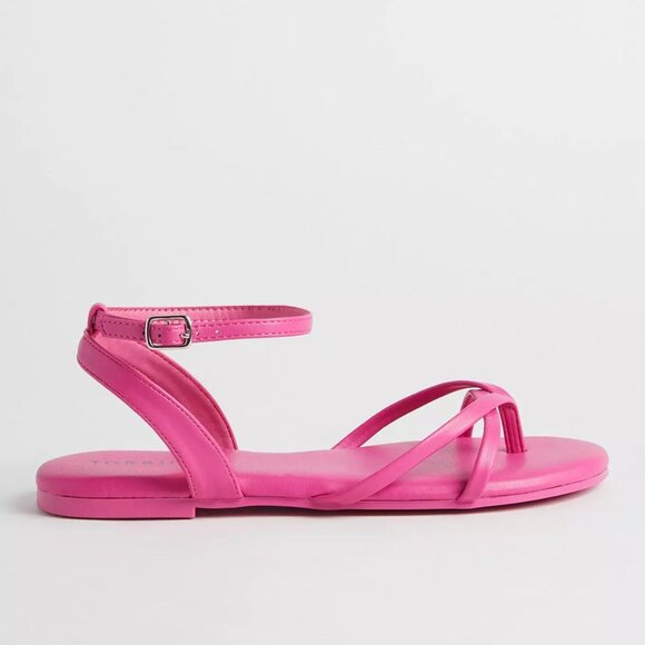 Torrid WW Strappy Fuschia Sandal Sz 12 NWT - Picture 3 of 11